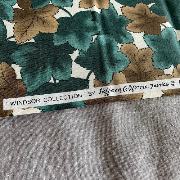 Windsor Collection Fall Fabric, Leaves, Hoffman California, Out of Print Fabric - Picture 3 of 5